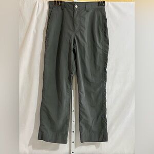 North Face Lightweight Straight Leg Pants Gray Outdoors Camping Hiking Men's Sm